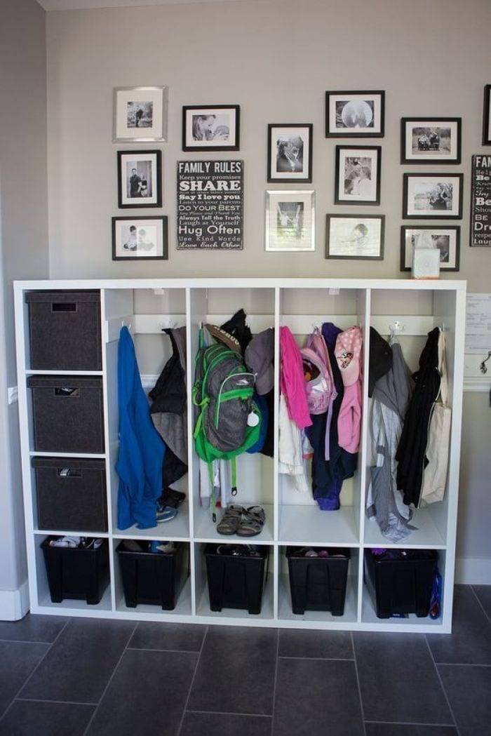 40 Plus School Bag Storage Ideas The Organised Housewife