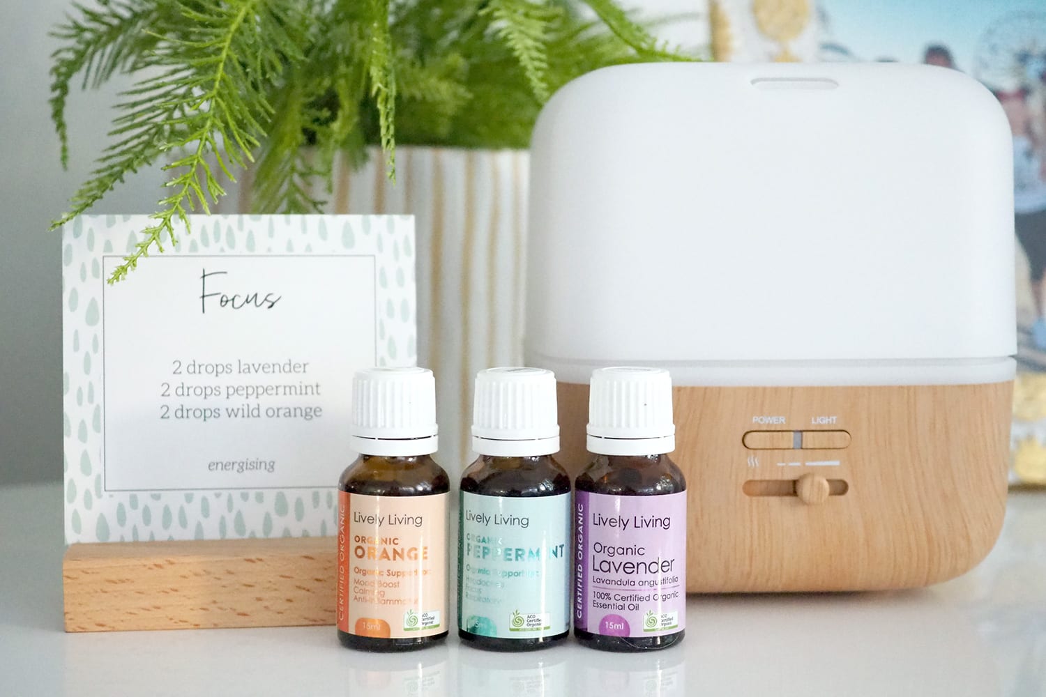 oil blend cards for essential oils