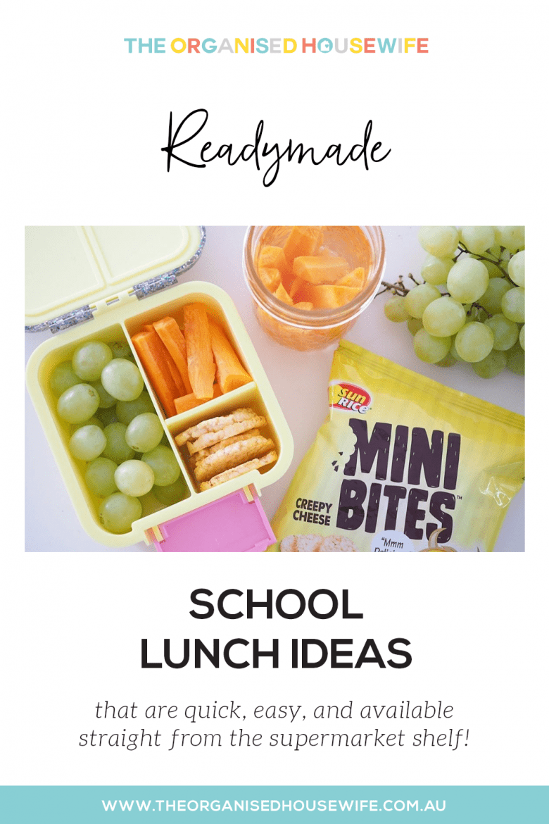 Readymade school lunch ideas from supermarket