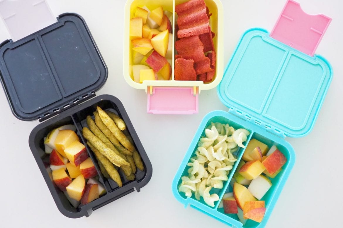 Ready made lunch box snacks from the supermarket