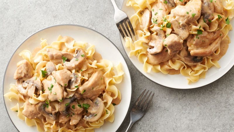 Chicken stroganoff dinner recipe for busy families