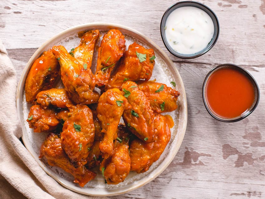 Crispy baked chicken wings recipe