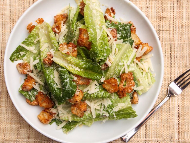 Easy quick caesar salad for meal planning