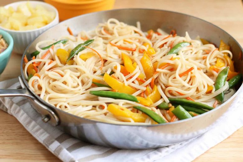 20 minute stir fry noodles with veggies