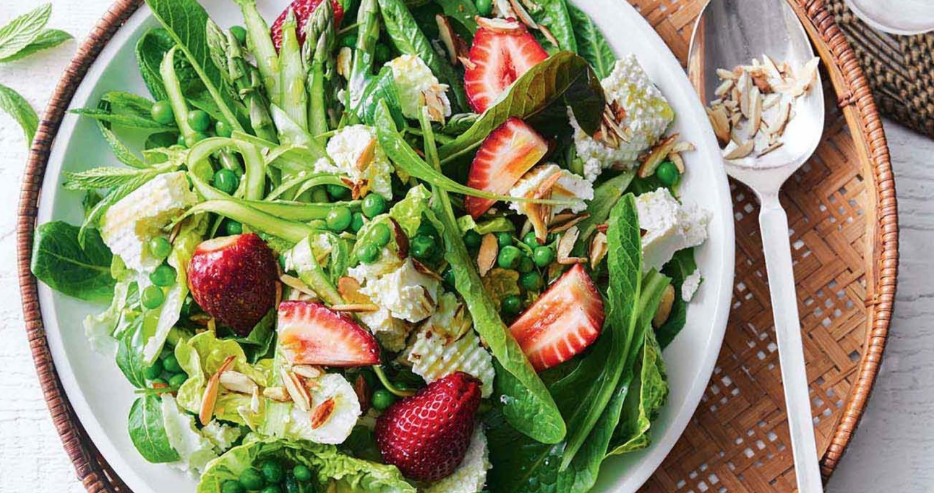 Asparagus, Ricotta & Pea Salad recipe