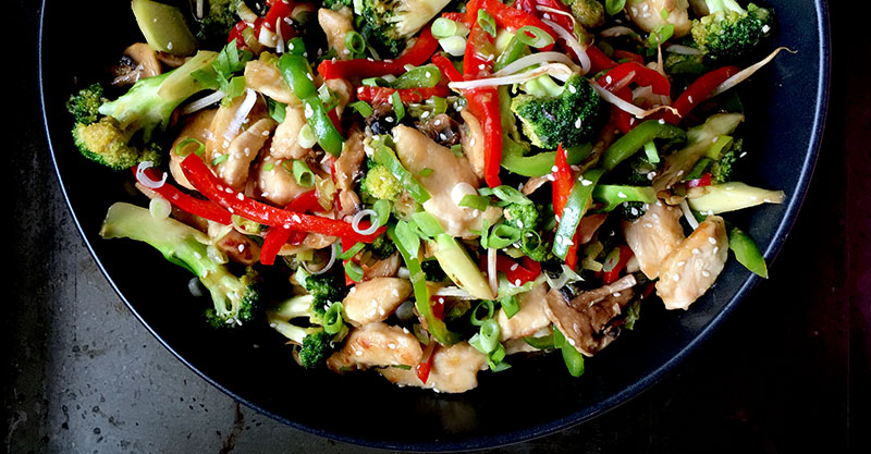 Quick chicken stir fry recipe for busy parent meal planning