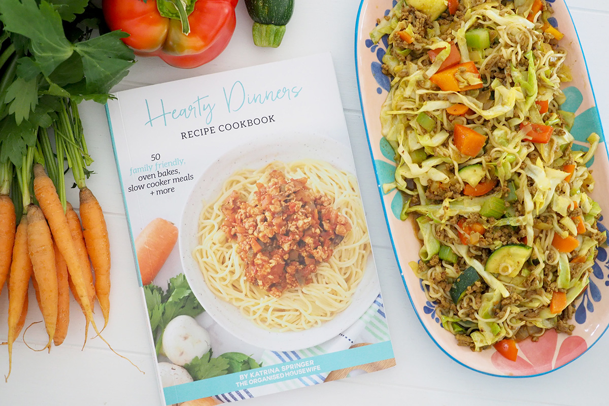 Hearty Dinners Recipe Cookbook - The Organised Housewife