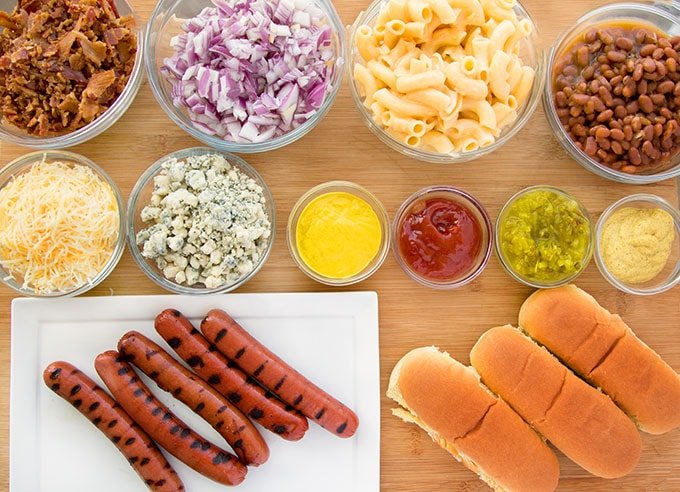 Hot dog dinner idea