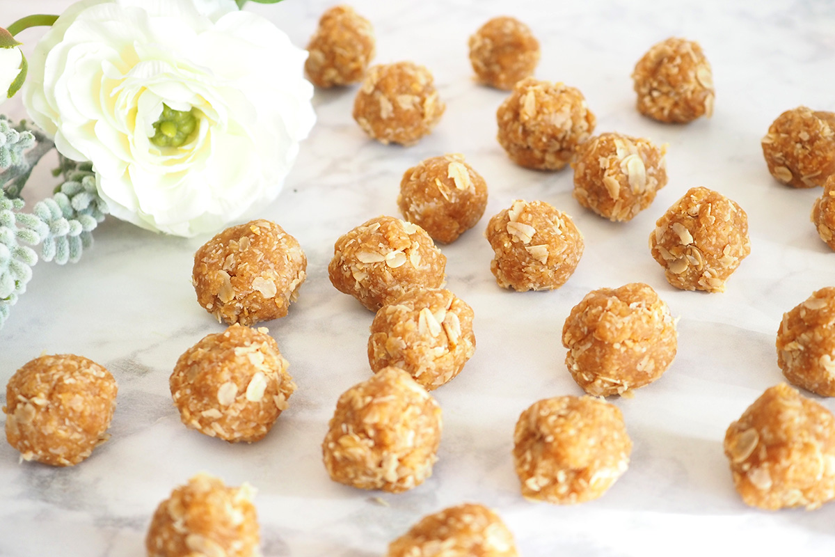 Peanut butter coconut ball recipe