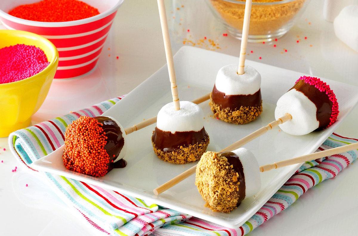 Smore pops to make with kids