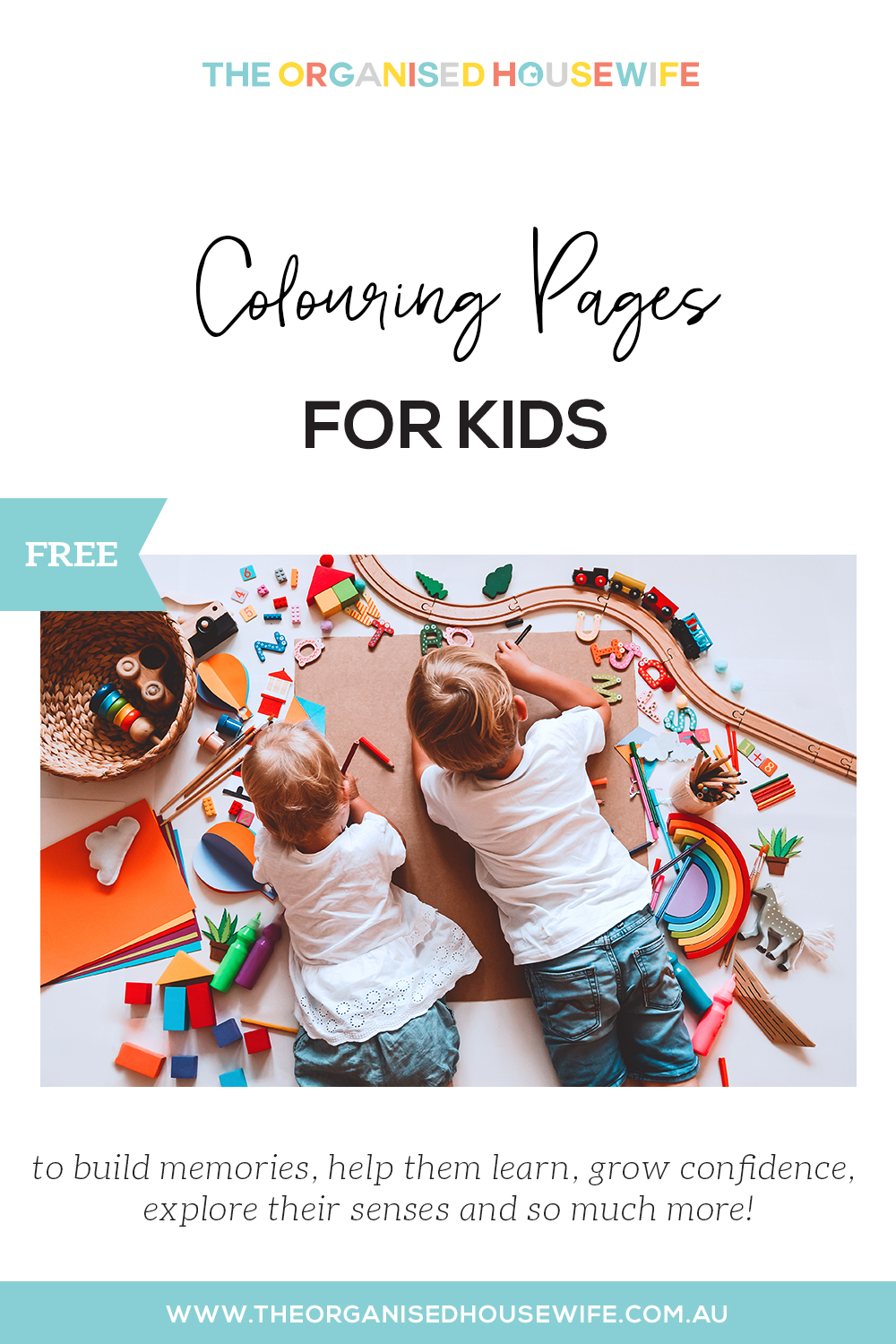 FREE Colouring Pages For Kids   The Organised Housewife