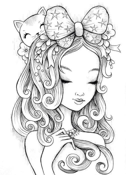 cool coloring pages for girls age 11