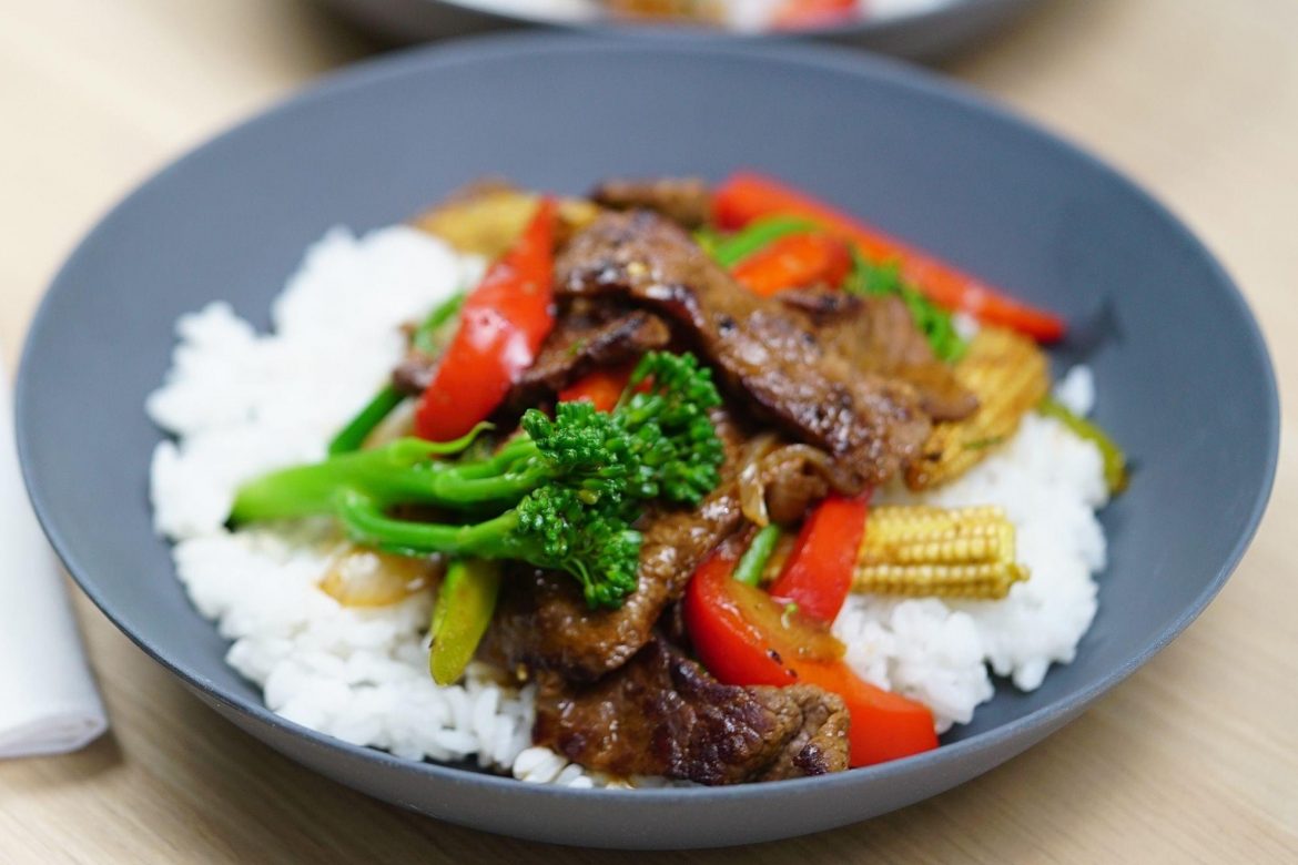 Basic beef and vegetable stir fry recipe