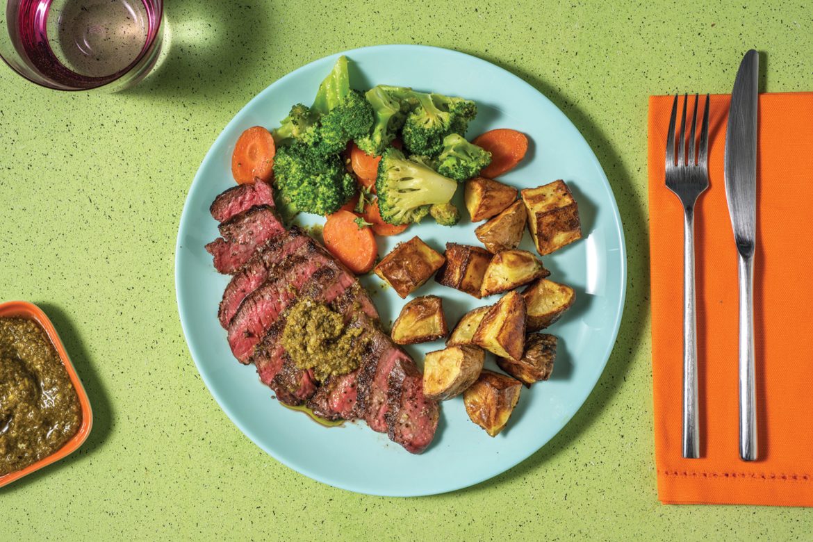 Rump Steak and Pesto Butter Recipe