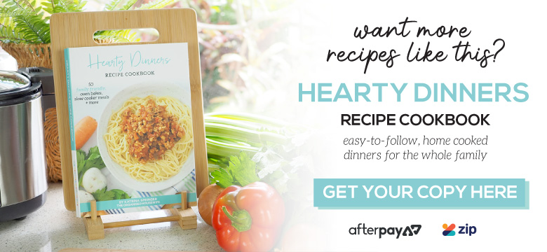 Hearty Dinners Recipe Cookbook by The Organised Housewife