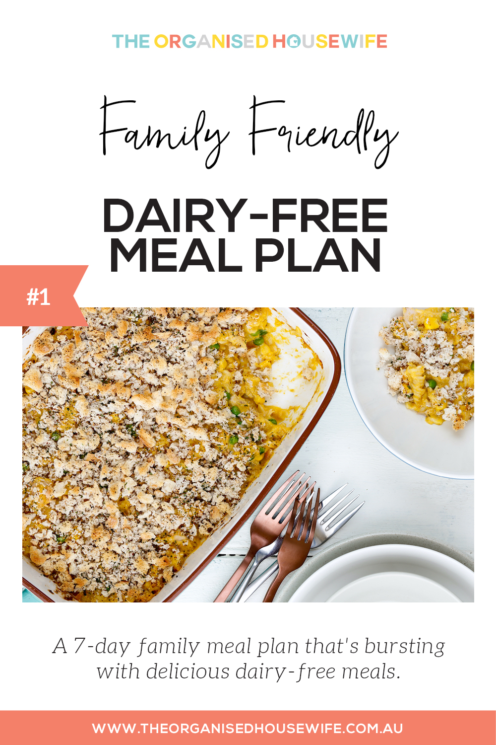 Family friendly dairy-free meal plan