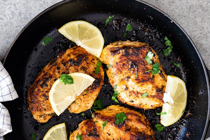 Lemon herb chicken breast recipe