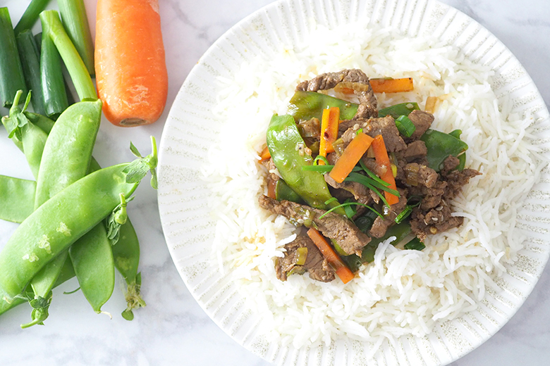 Sesame Beef and Vegetable Stir Fry