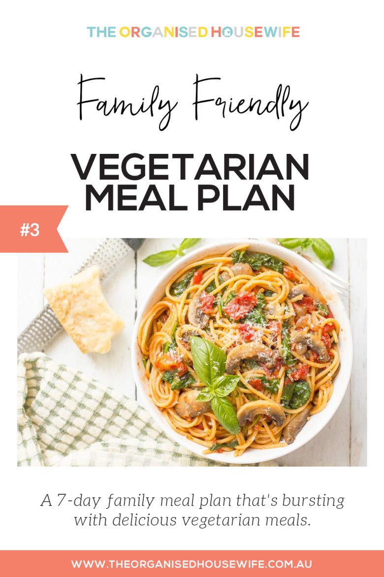 Family friendly vego meal plan