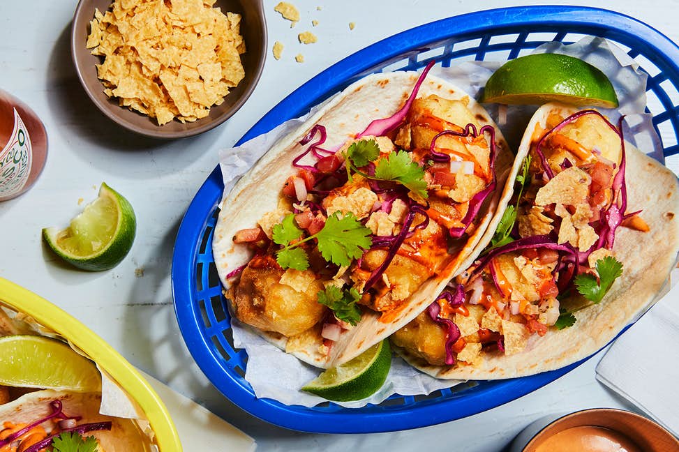 Fish taco recipe for meal plan