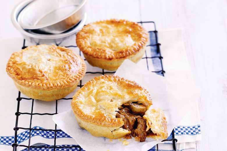 Beef pies for dinner