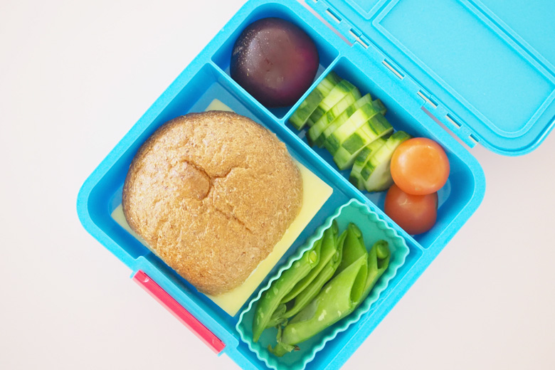 blue lunchbox bento style by little lunchbox co