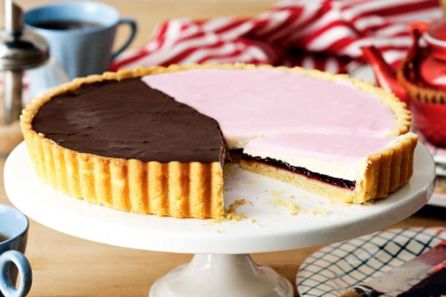 Giant Neenish tart recipe