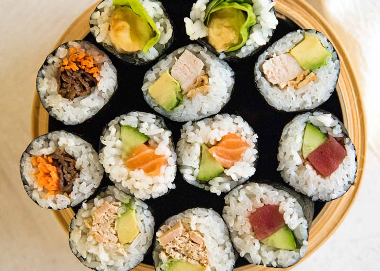 sushi recipe for lunches