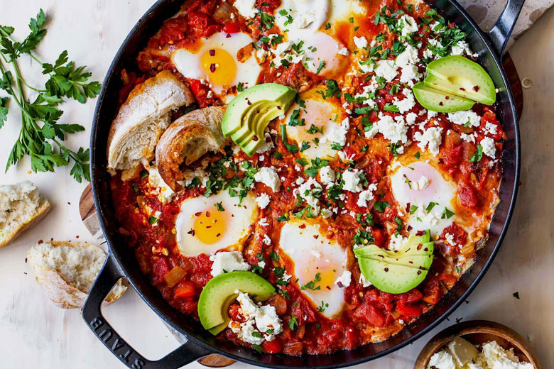 family meal plan shakshuka recipe