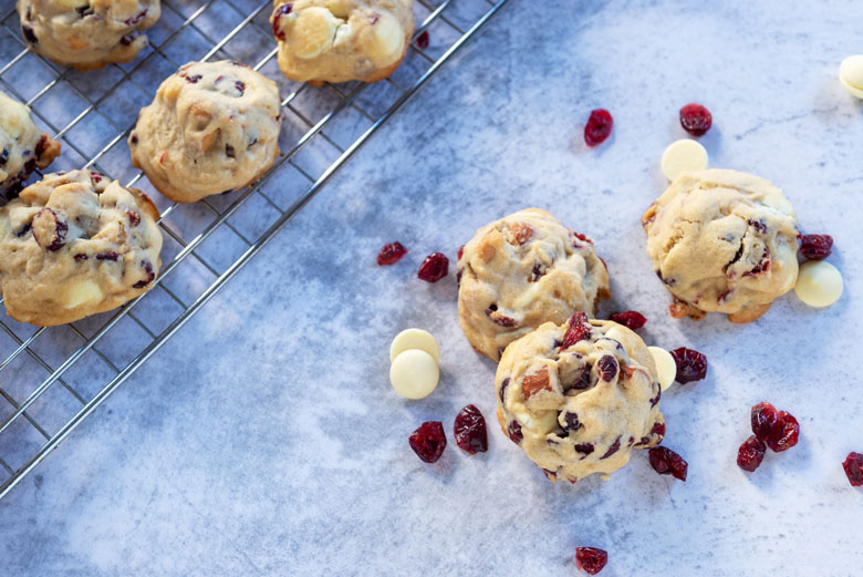 white chocolate and cranberry cookie recipe