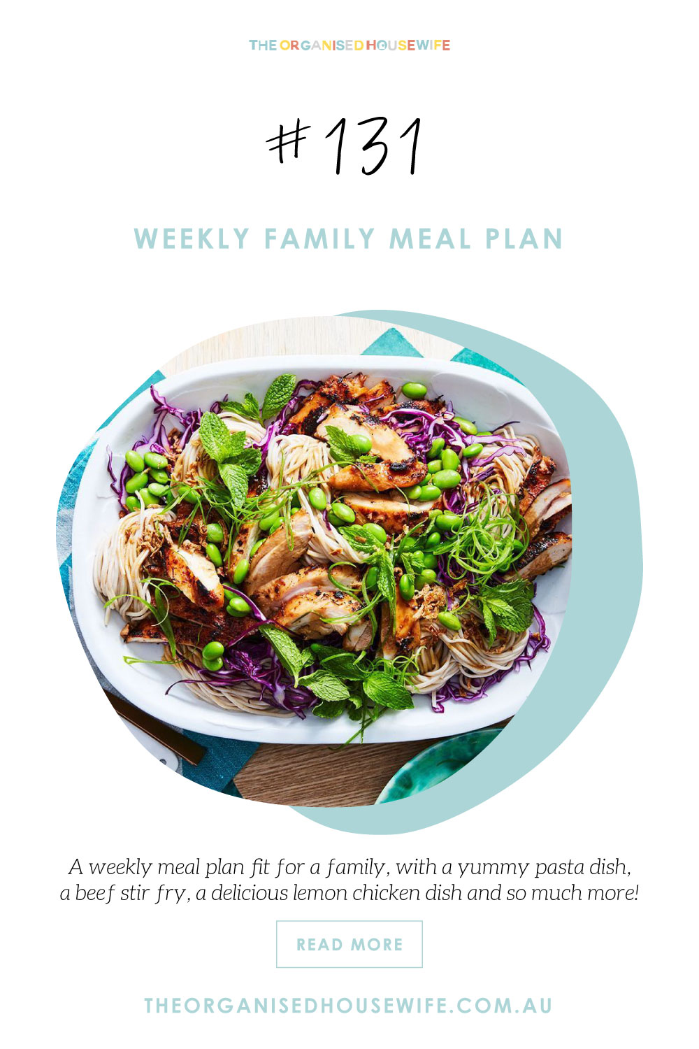 weekly meal plan pin