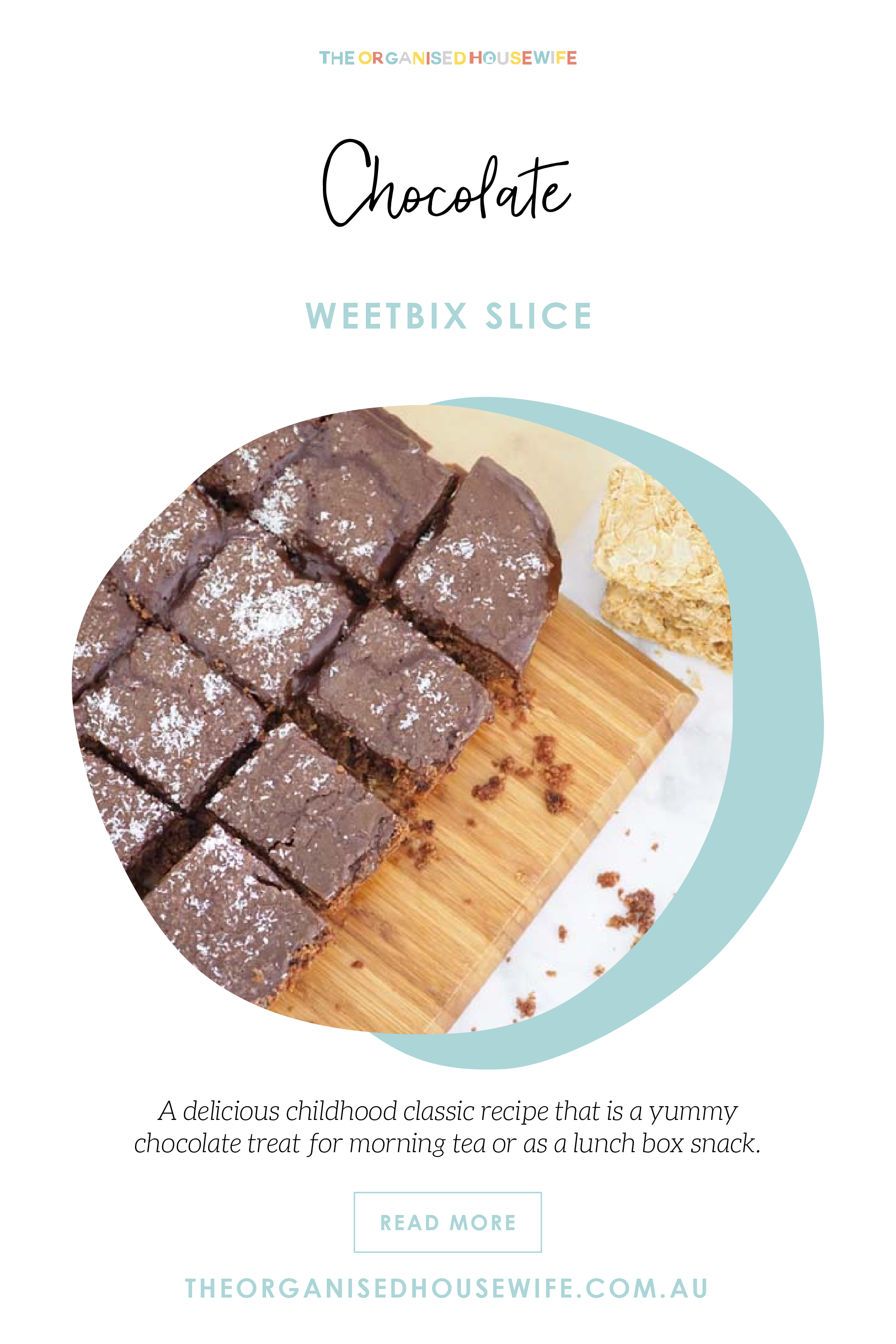 Chocolate Weetbix Slice - The Organised Housewife