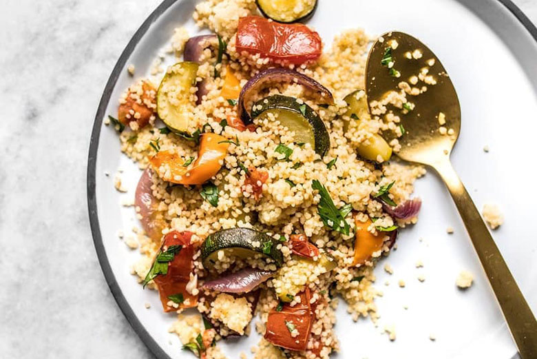 Vegetarian recipe Roasted Vegetable Couscous