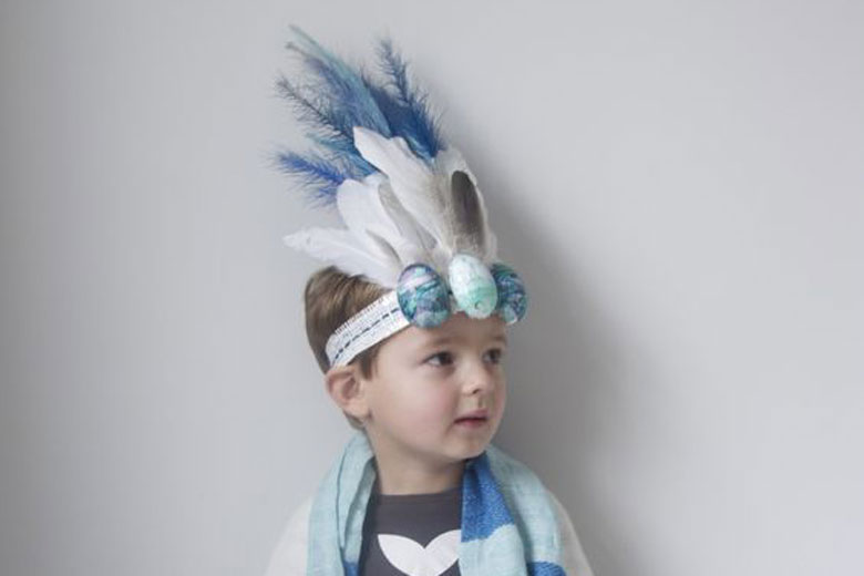 feather easter bonnet for boys