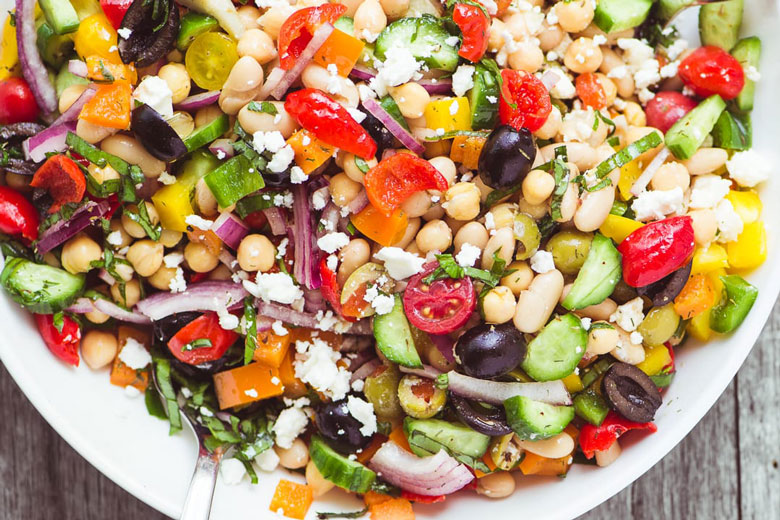 Vegetarian Recipe - Mediterranean Bean Salad