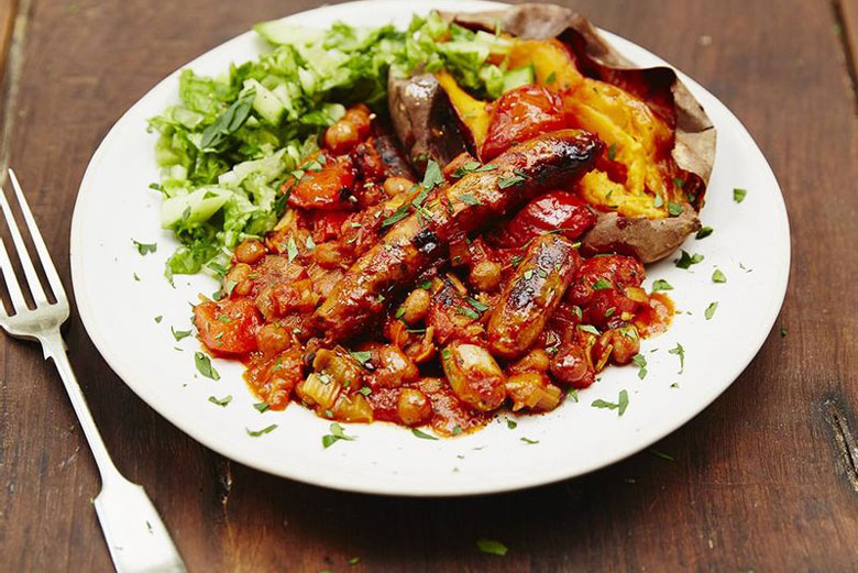 Sausage and Smokey Bean Casserole