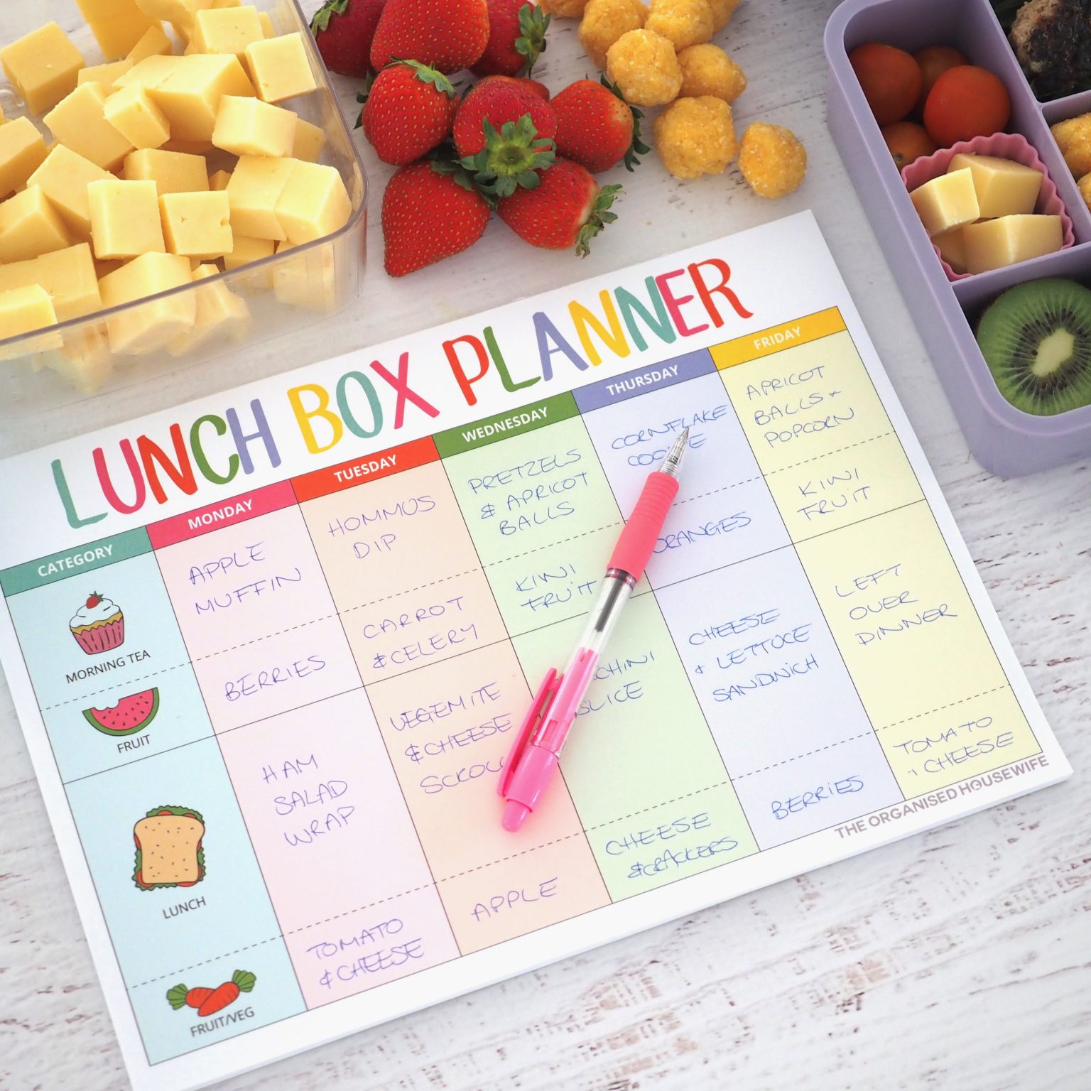 10 Steps To Packing A Healthy Lunch Box - The Organised Housewife