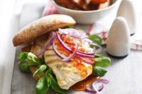 7 day family meal plan - chicken burgers sweet potato fries