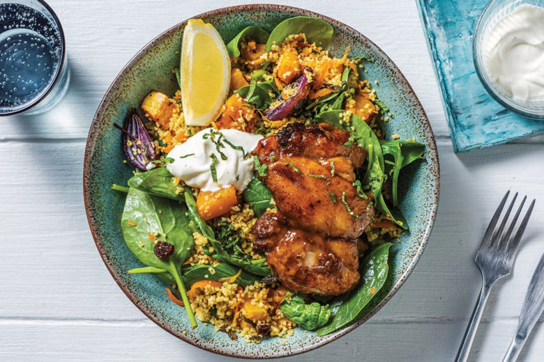 weekly meal plan idea Moroccan chicken