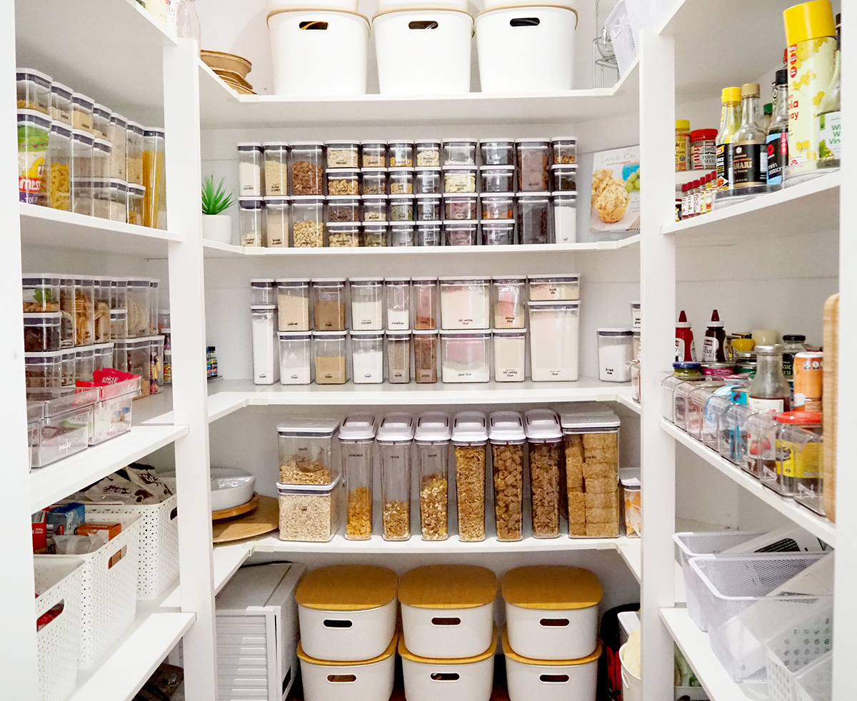 Mum's organising hacks: How to store cans in your kitchen pantry