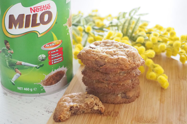 Milo and coconut cookies - The Organised Housewife