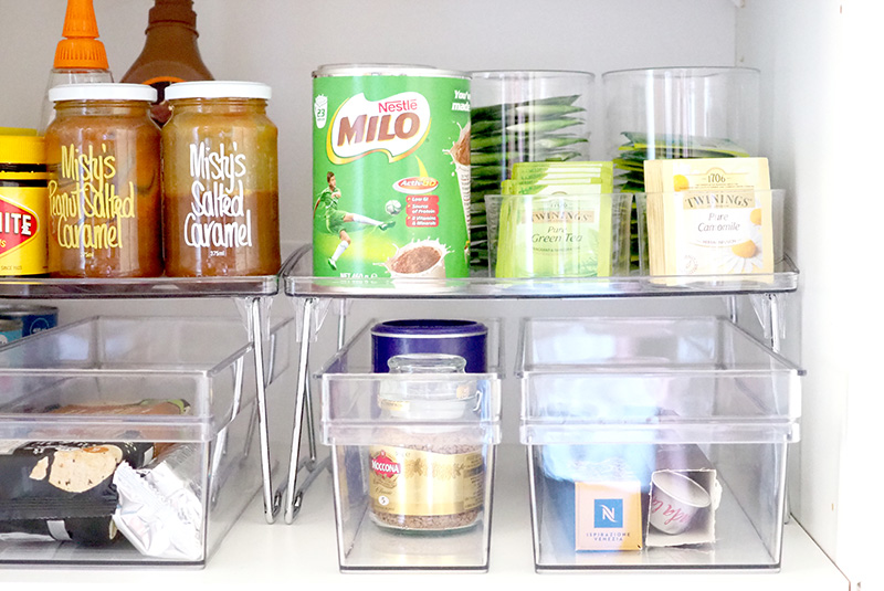 How to organise a small pantry with deep shelves - The Organised Housewife