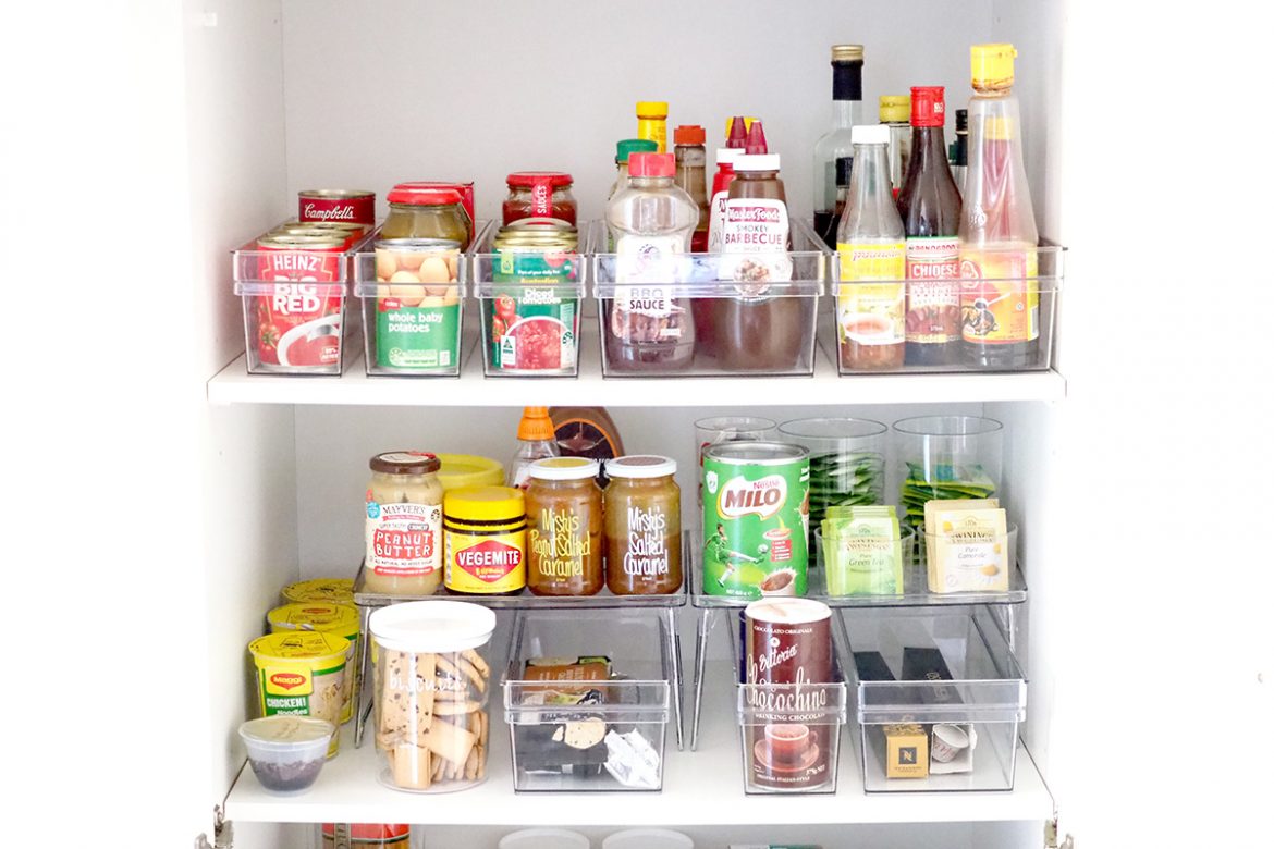 How to organise a small pantry with deep shelves - The Organised