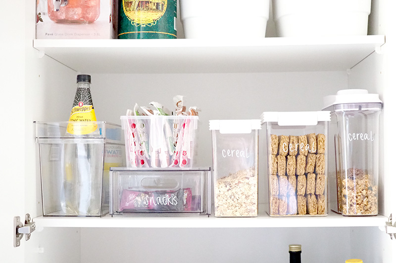 How to organise a small pantry with deep shelves - The Organised Housewife