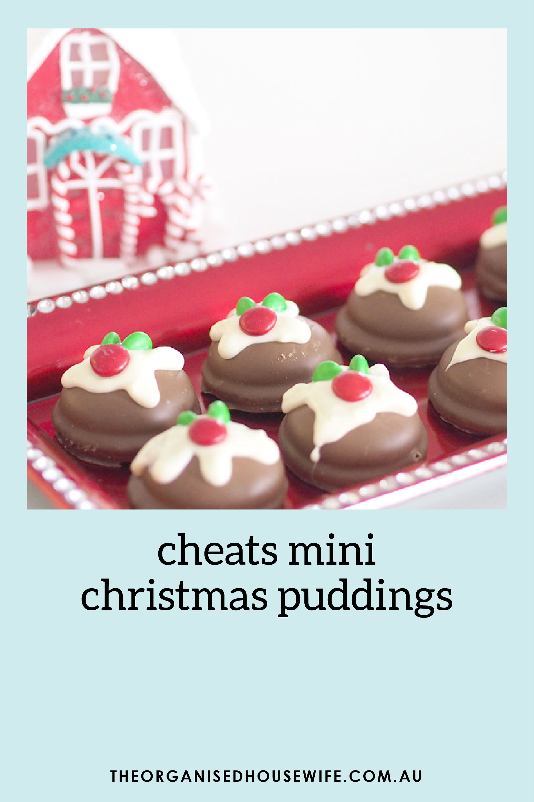 Cheats Mini Christmas Puddings - The Organised Housewife