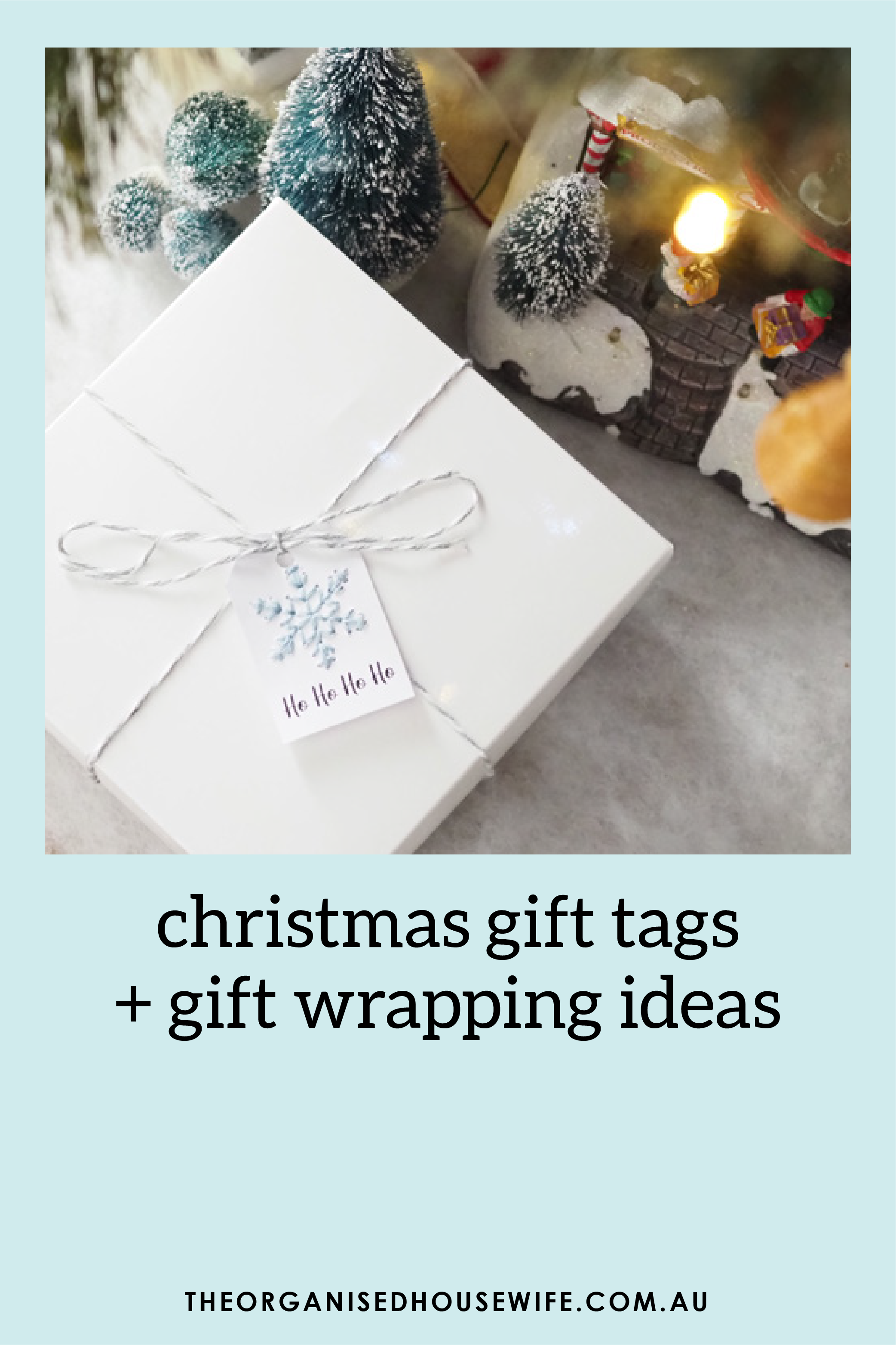 Handmade Christmas Gift Tags & Gift Wrapping Ideas - The Organised ...