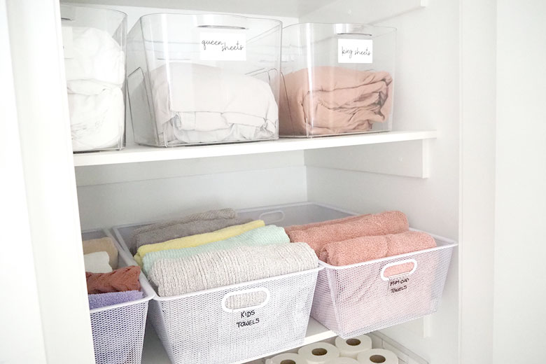 How to organise the linen cupboard The Organised Housewife