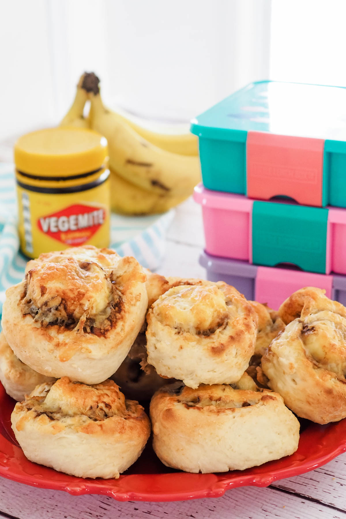 Cheesy Onion and Vegemite Scrolls