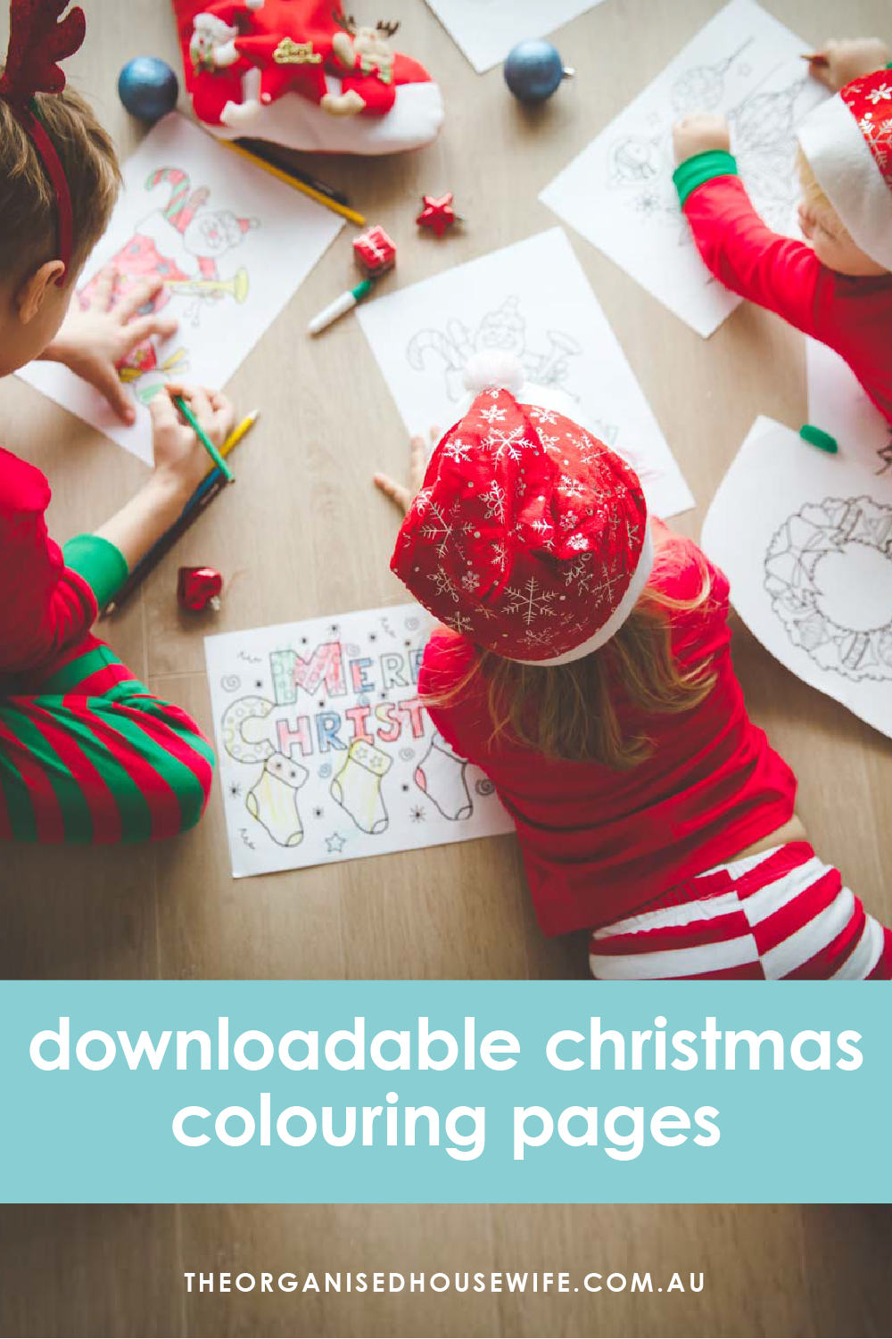 Downloadable Christmas colouring pages - The Organised Housewife