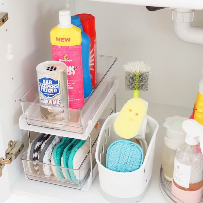 Maximizing Under Sink Storage  Confessions of a Type A Housewife